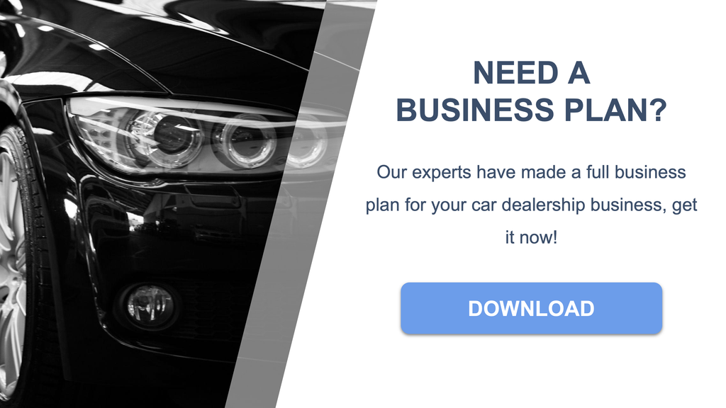 business plan car dealership business