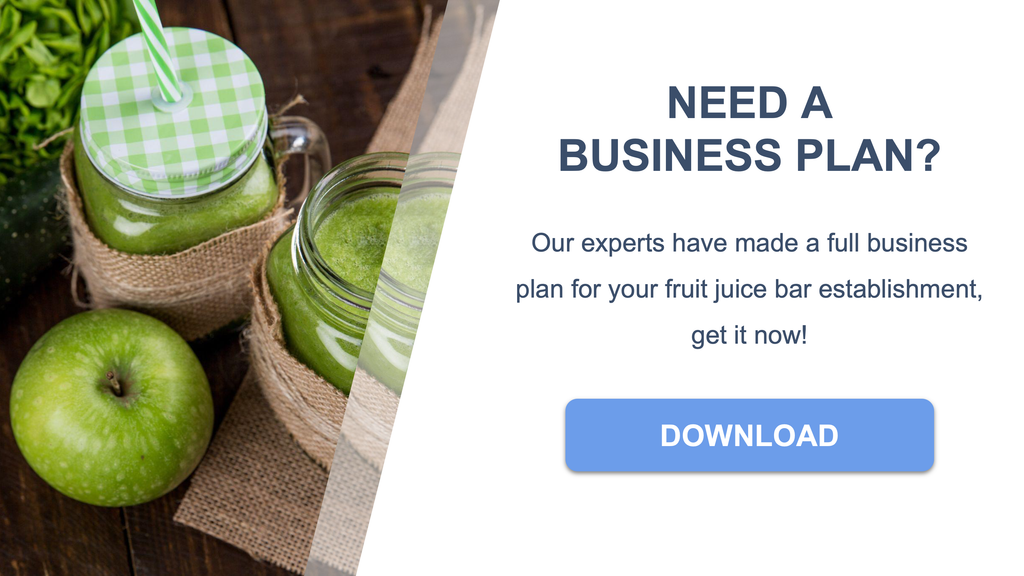business plan fruit juice bar establishment