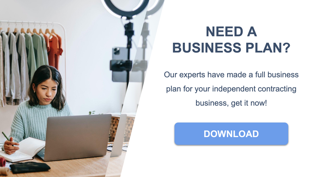 business plan independent contracting business