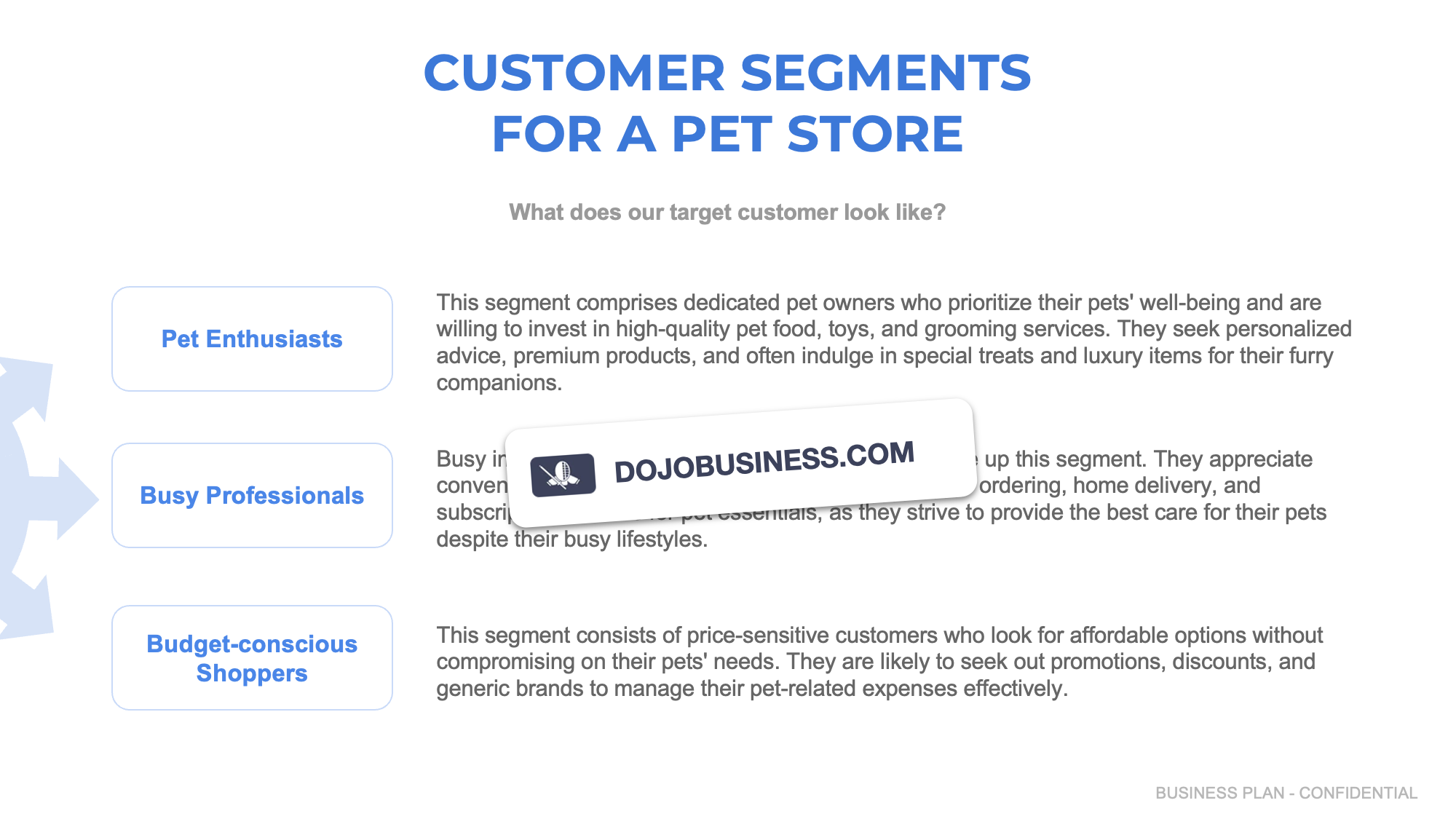 customer segmentation pet store