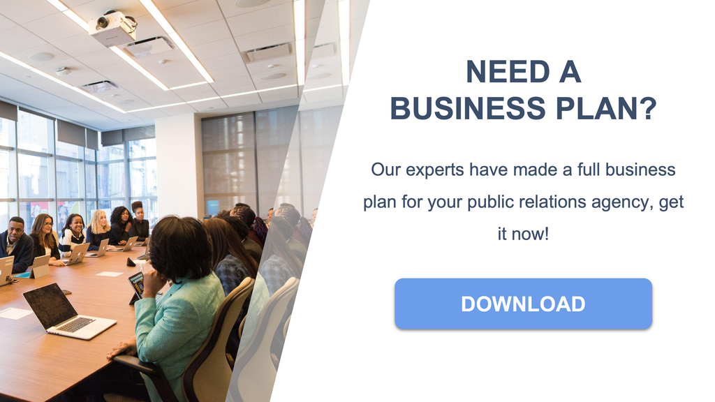 business plan public relations agency