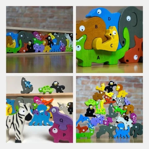 Christmas gift for kids puzzle a to z parade