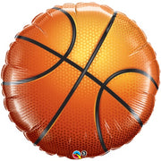 36 inch Basketball Foil Balloons with Helium and Weight