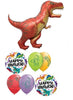 Dinosaur Tyrannosaurus T-Rex Birthday Balloons Bouquet