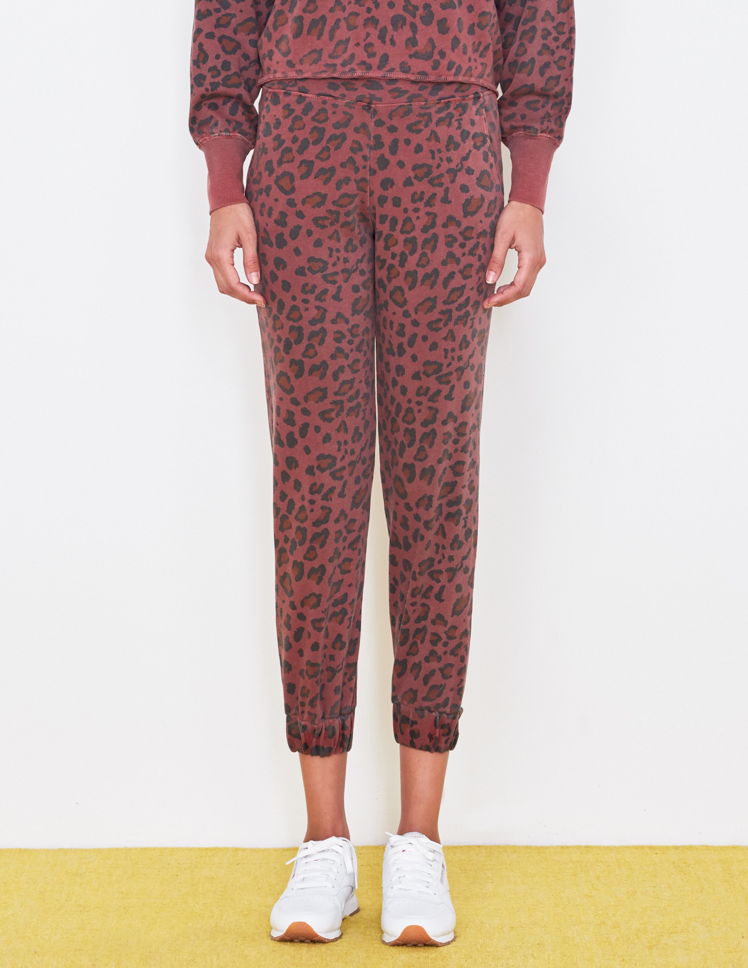 sweatpants leopard