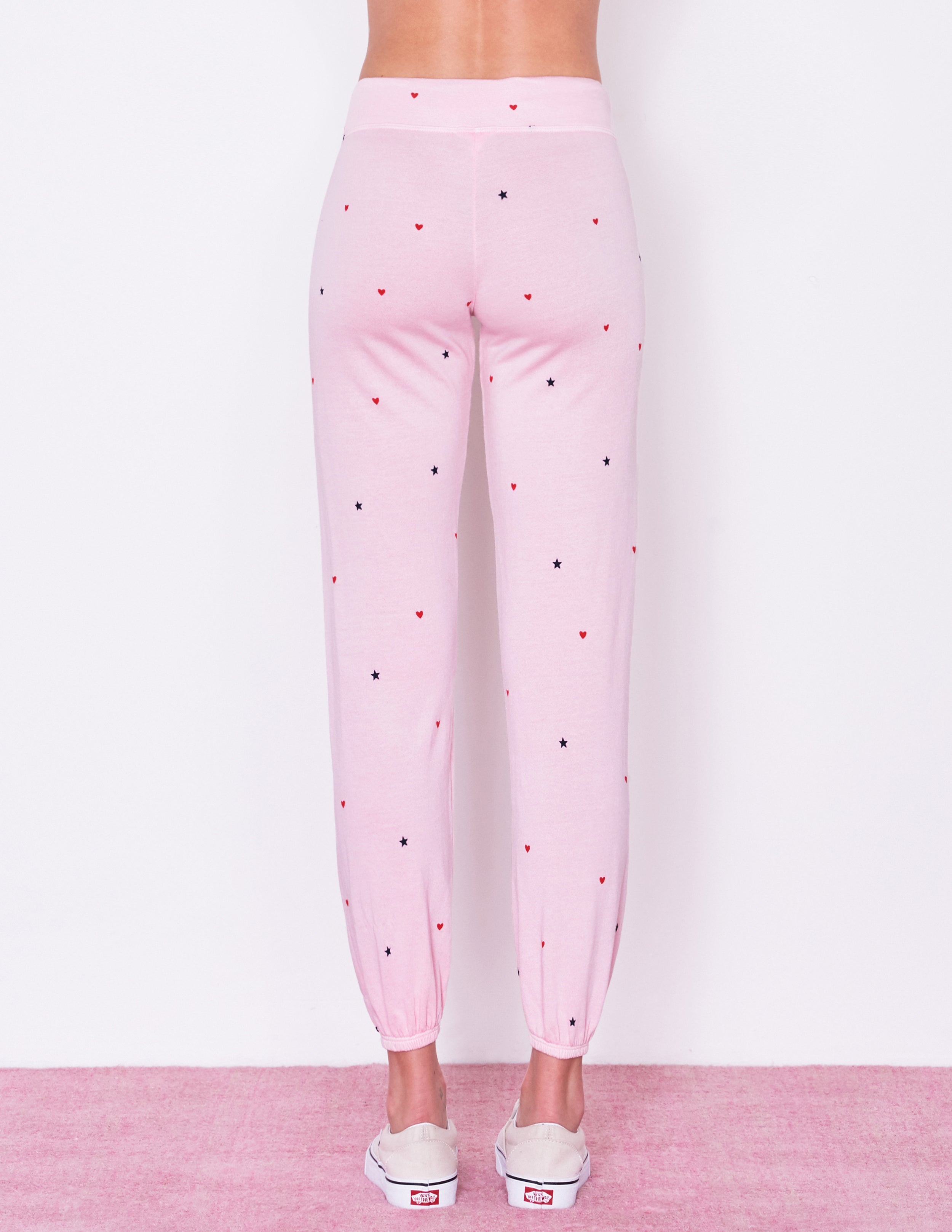 sweatpants with stars