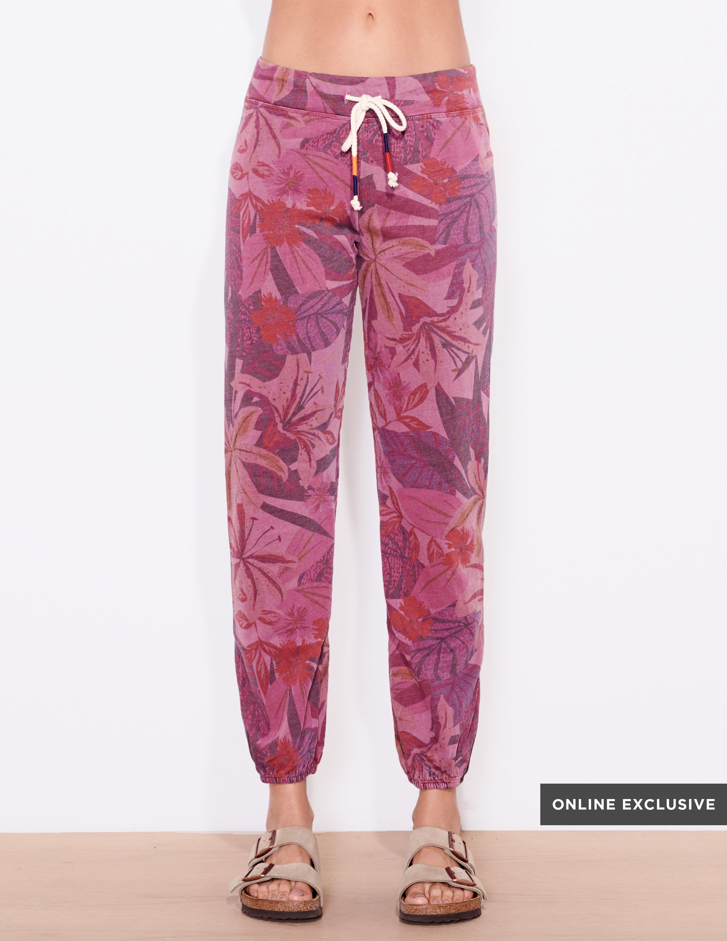 sundry floral sweatpants