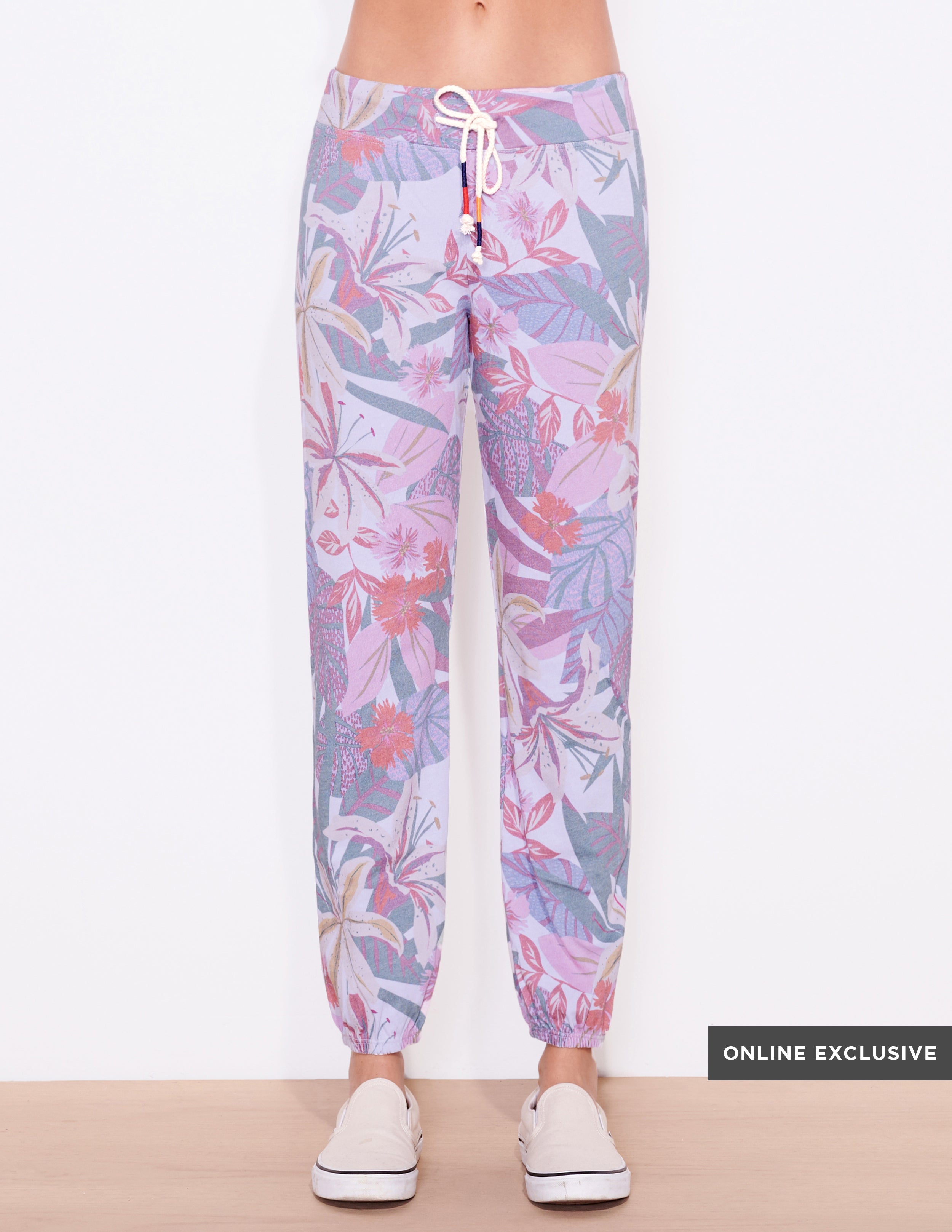 floral sweatpants