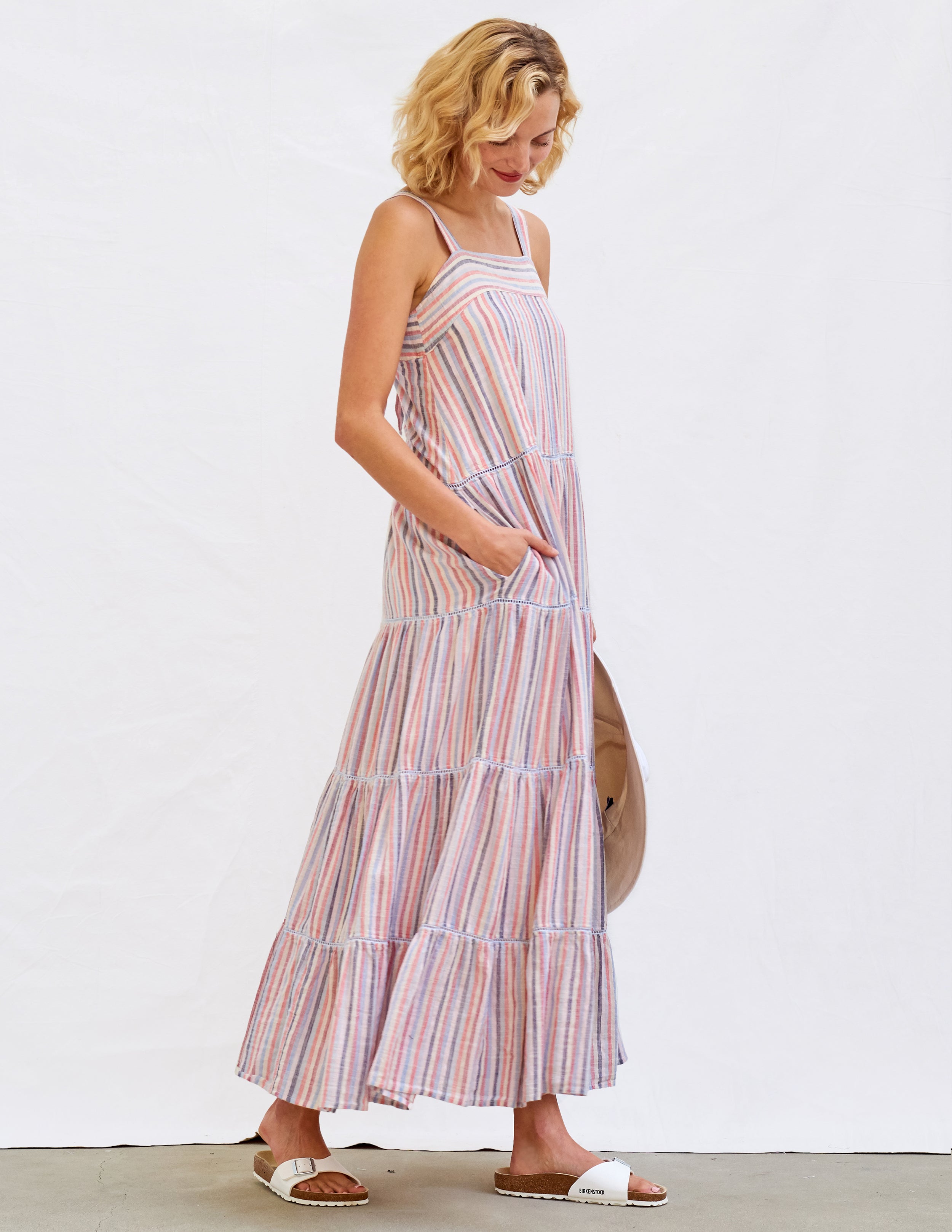 sundry tiered maxi dress