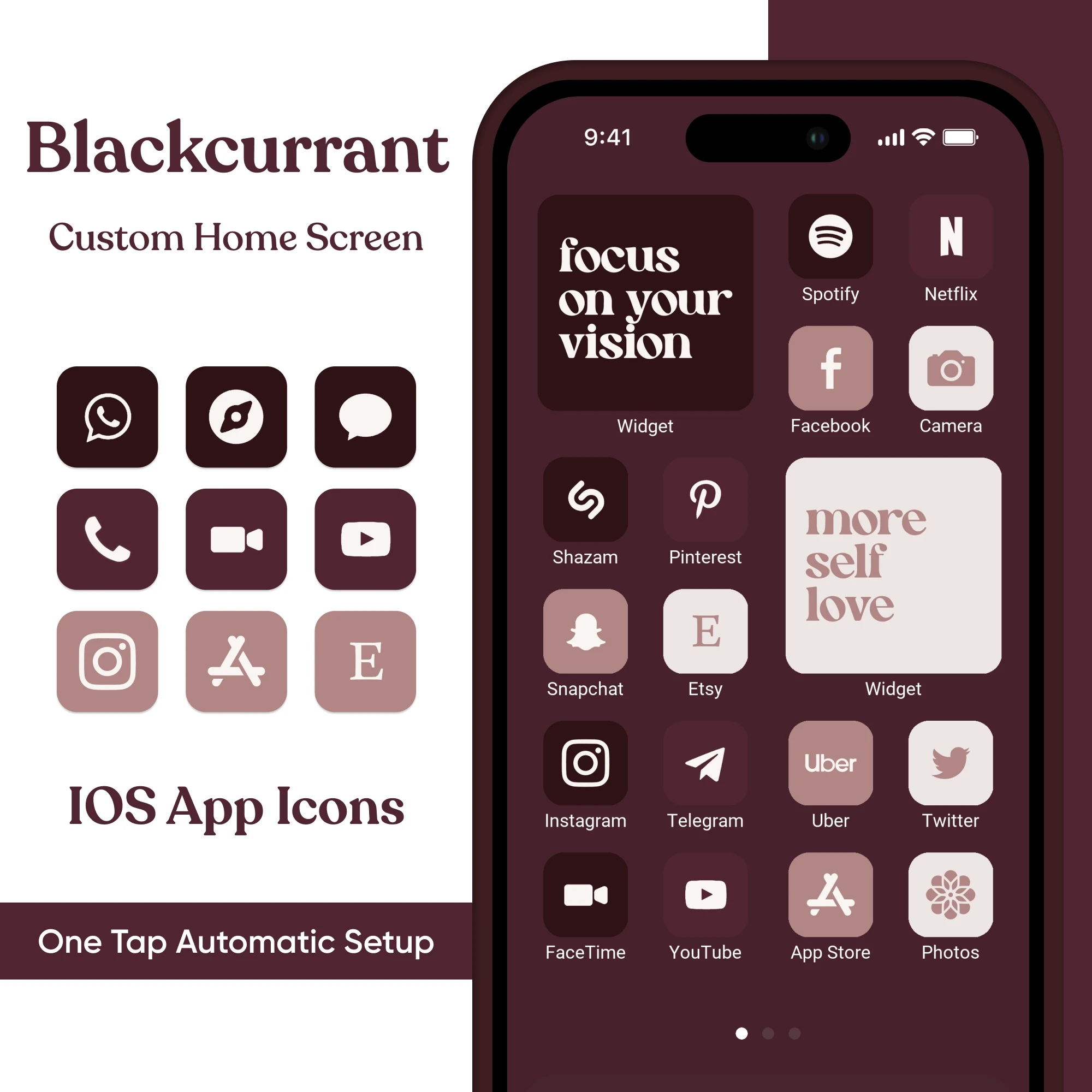Blackcurrant iOS App Icons