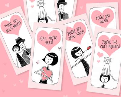 90s Valentine Card Assortment Pack 