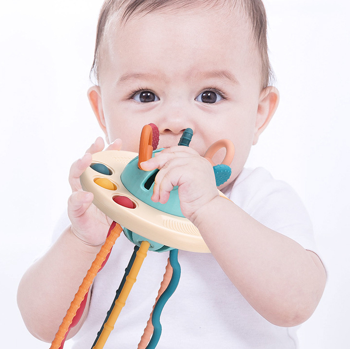 Silicone Pull Activity Toy