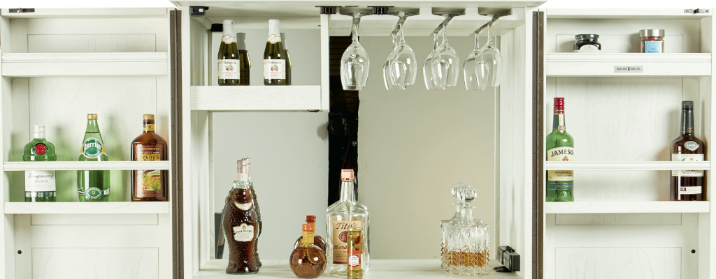 Advantages of White Bar Cabinets - Home Bars USA