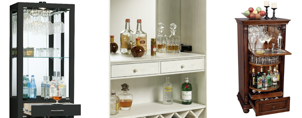 Features of Bourbon Bar Cabinets - Home Bars USA