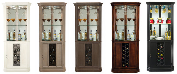 Howard Miller Piedmont Corner Wine & Bar Cabinet - Home Bars USA