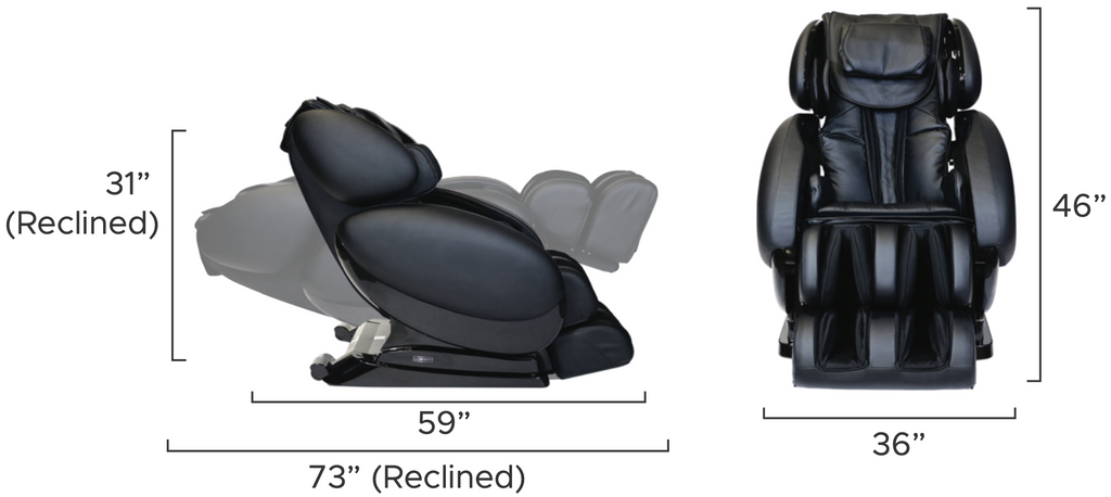 Infinity IT-8500 Plus Massage Chair in Black - Home Bars USA