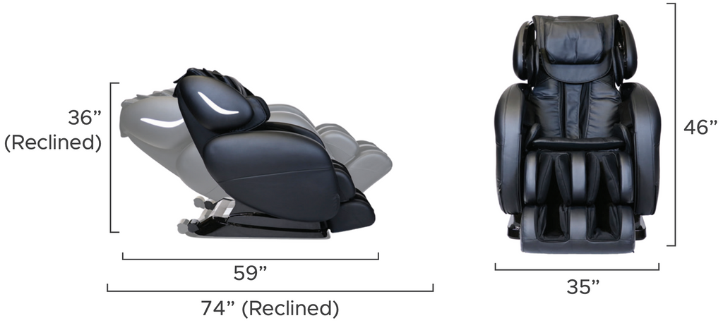 Infinity Smart Chair X3 3D/4D Massage Chair Size - Home Bars USA