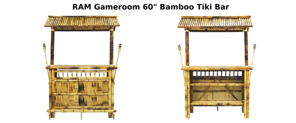 RAM Gameroom 60" Bamboo Tiki Bar - Home Bars USA