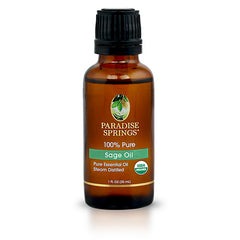 Paradise Springs Organic Sage Essential Oil