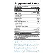 Nature's Lab Organic Maca Root Powder 2 lb bag (918 g) Supplement Facts