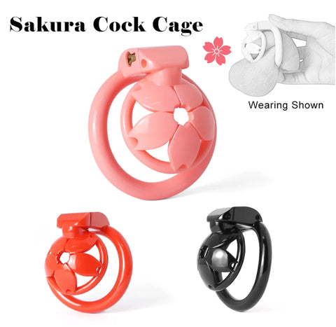 Keuschheitskäfig aus Sakura-Harz