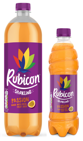 Rubicon Sparkling Passionfruit in 2L and 500ml