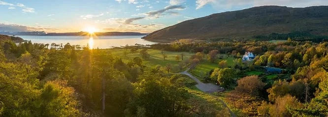 Applecross Bay in autumn, Scottish Highlands