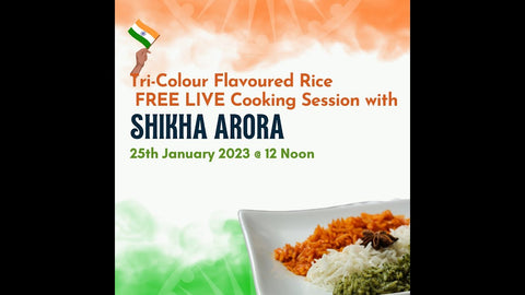 Tri-Color Flavoured Rice Workshop
