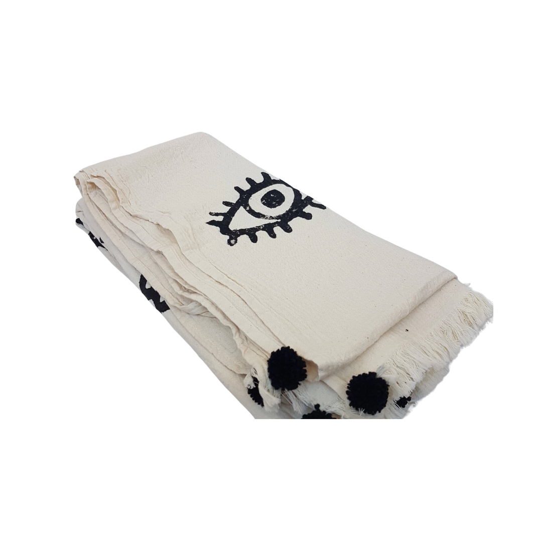 Evil Eye Throw Blanket