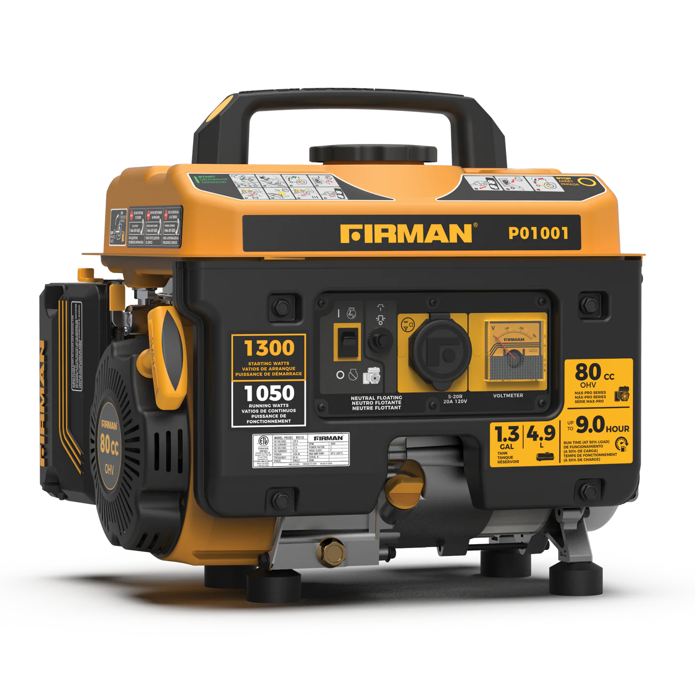 Firman Gas Portable Generator 1300W Recoil Start