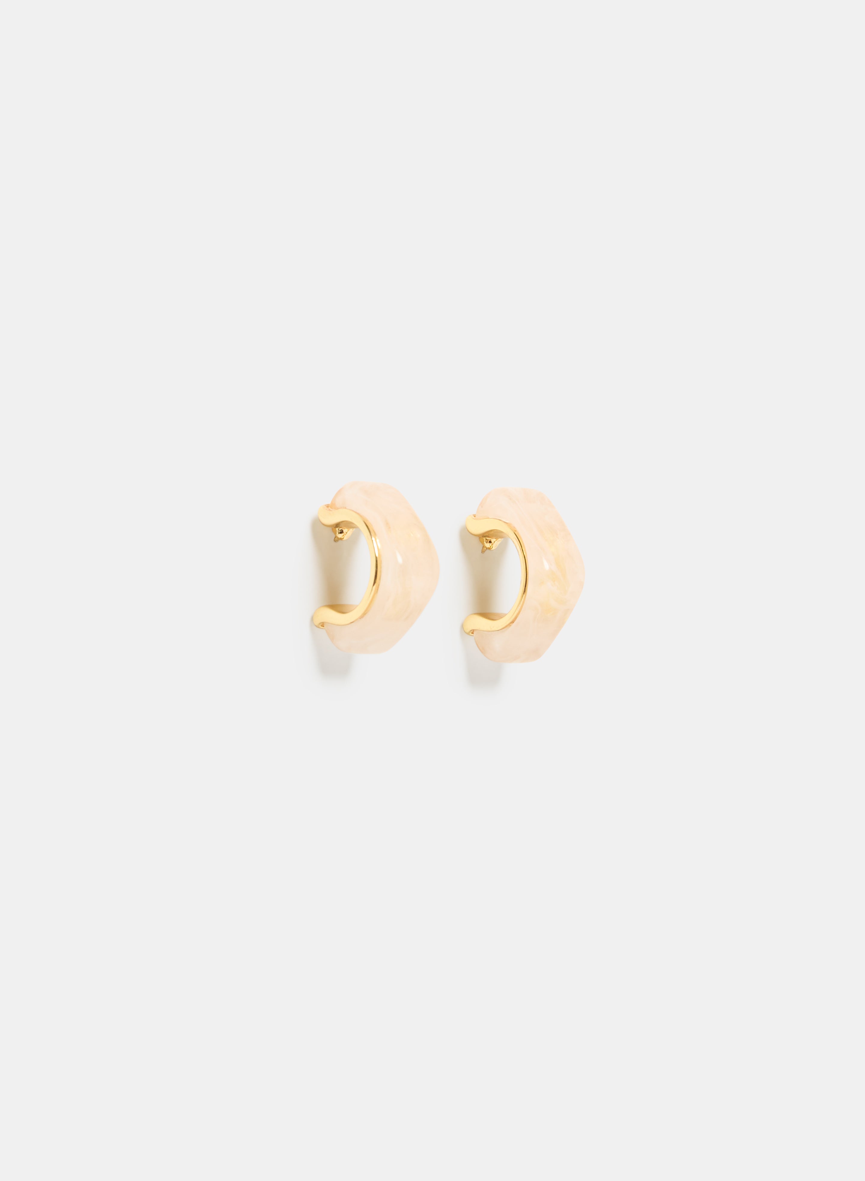 Resin Hoop Earrings