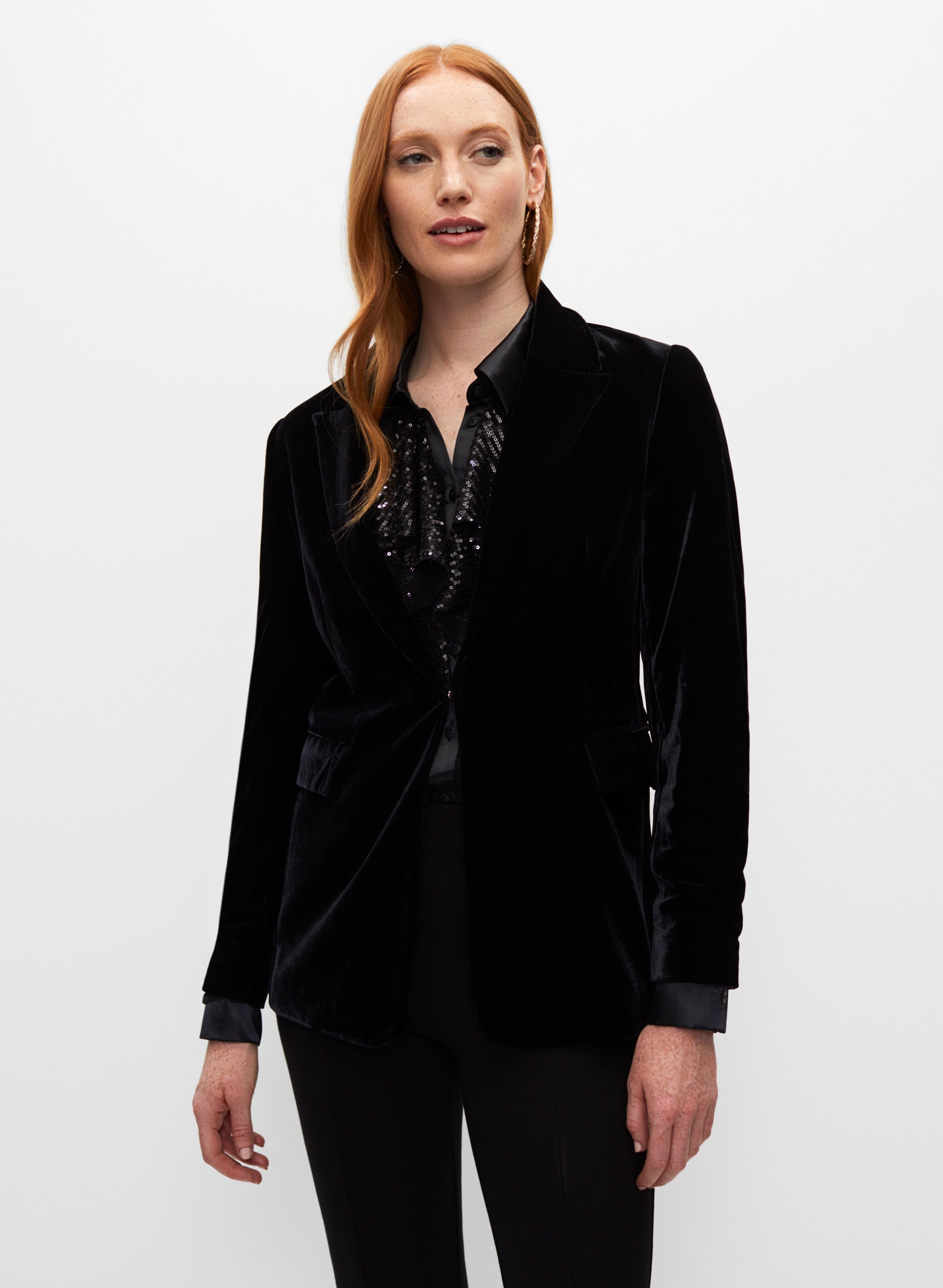 This Velvet Jacket Is Basically Foreplay