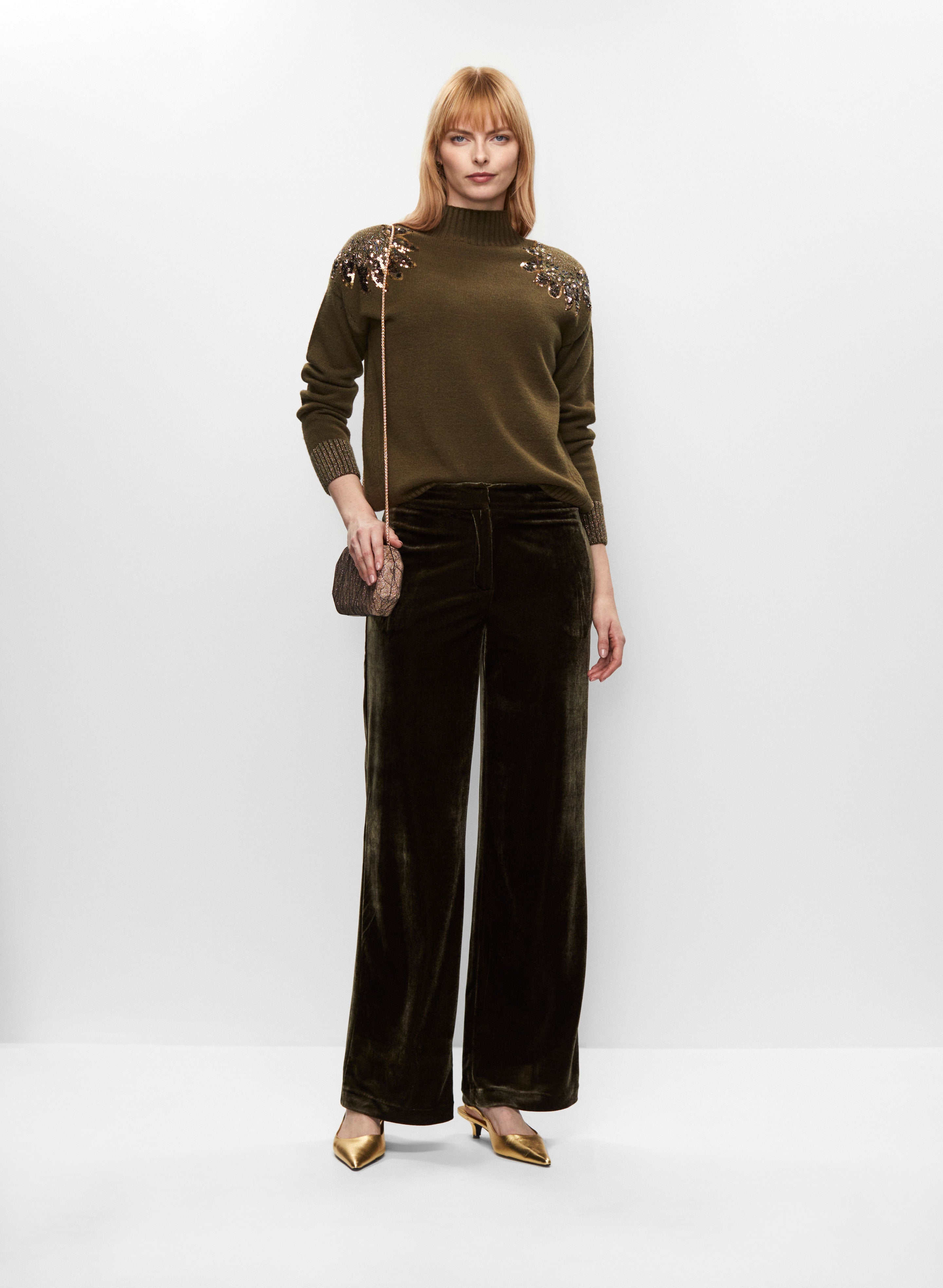 Melanie Lyne Embellished Jogger Pants