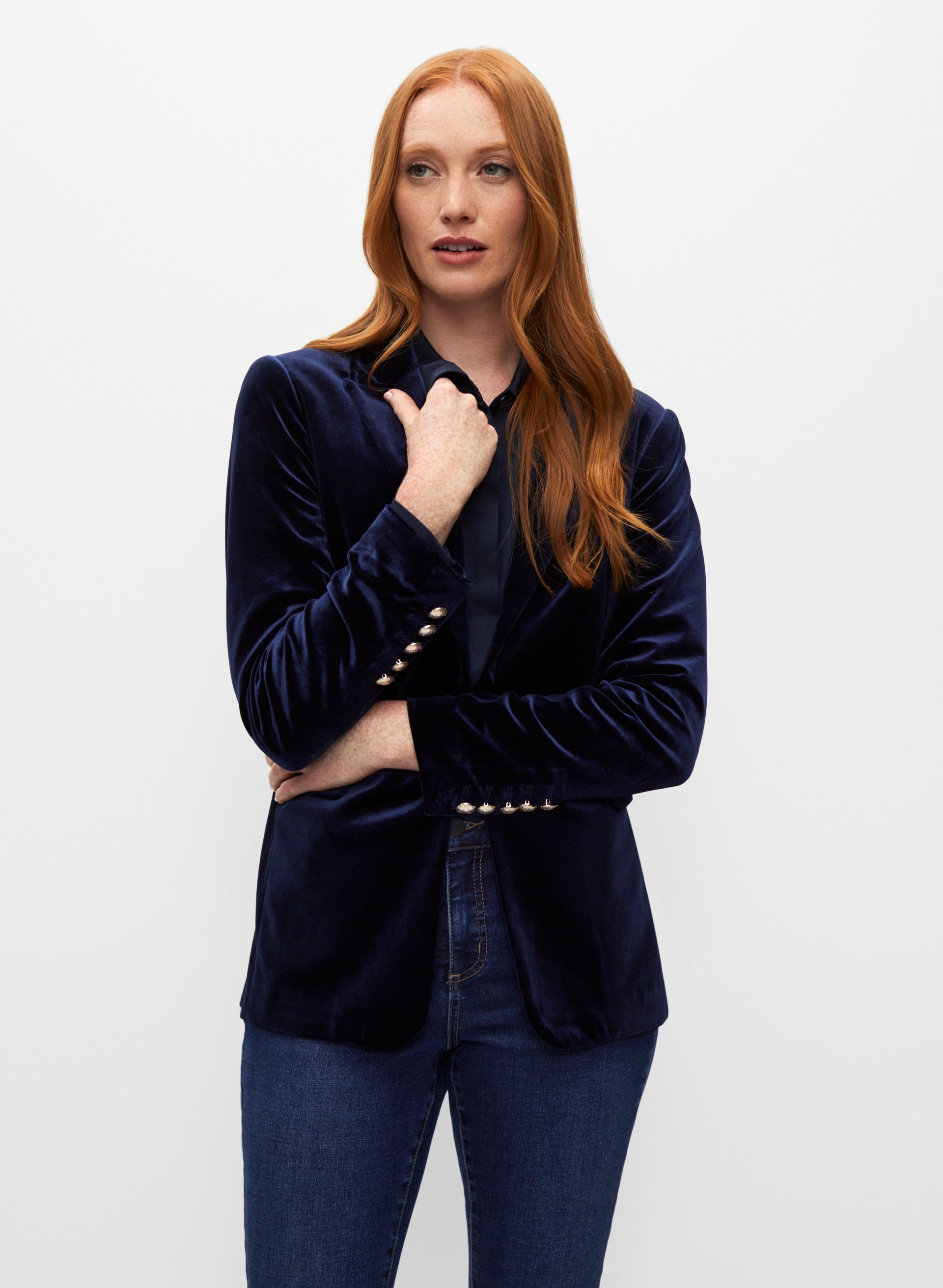 This Velvet Jacket Is Basically Foreplay