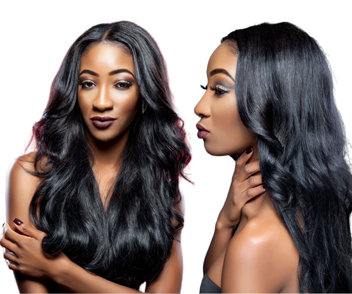 Blue Human Hair Lace Wig - Divatress - wide 6