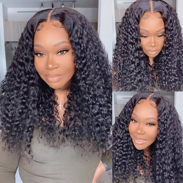Super Easy Natural Black Body Wave 4x4 Closure Lace Glueless Mid
