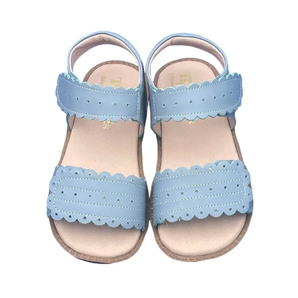 Girls Leather Dress Sandals – Low Heel Party Shoes for Kids