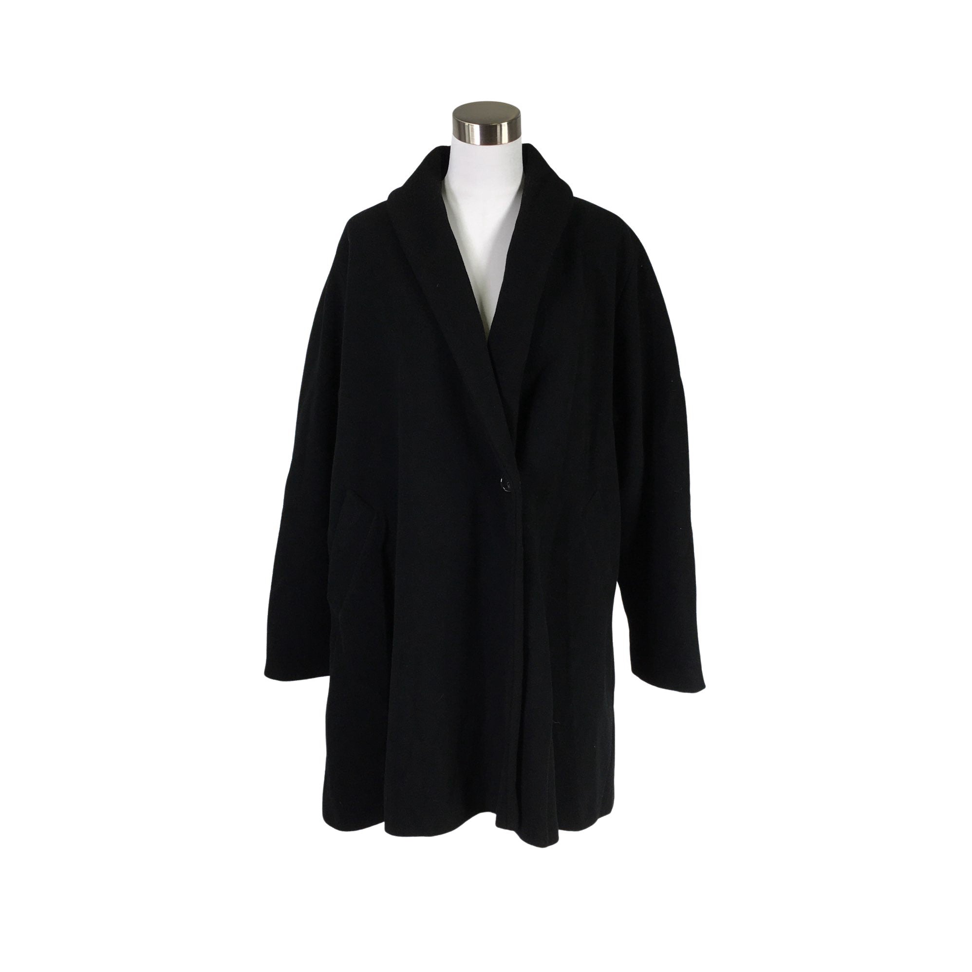 Women's Marimekko Wool coat, size 40 (Black) | Emmy