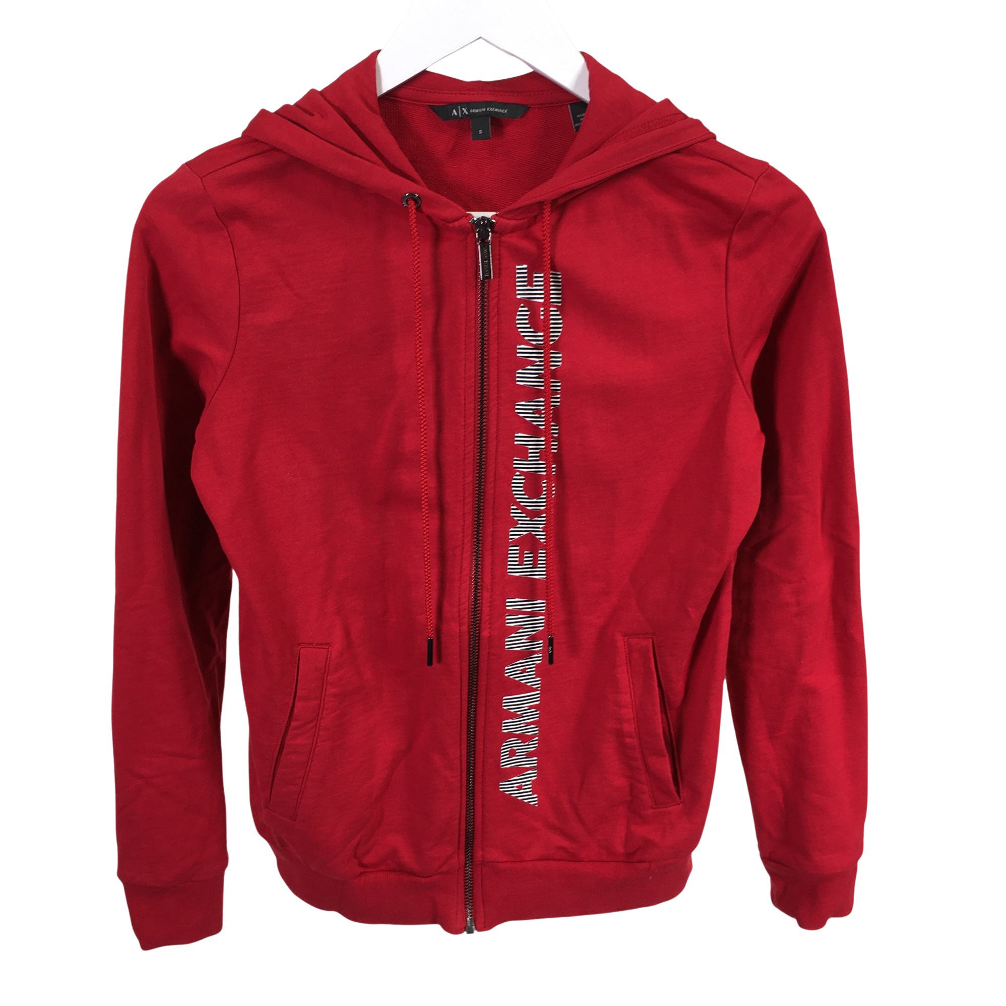 Women's Armani Exchange Hoodie, size 36 (Red) | Emmy