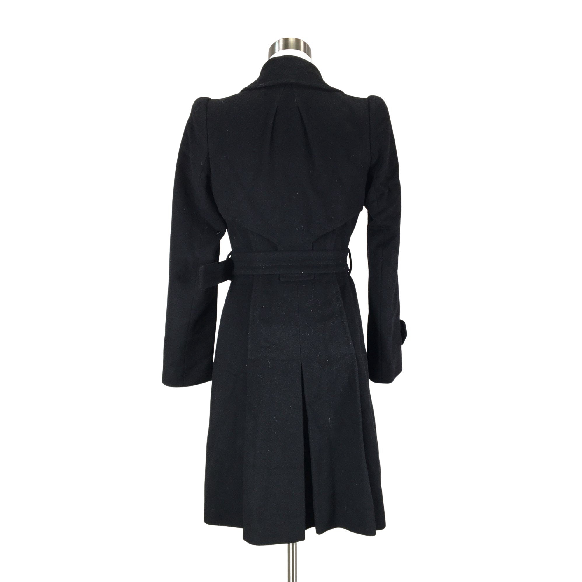Women's Teresa Tardia Wool coat, size 34 (Black) | Emmy