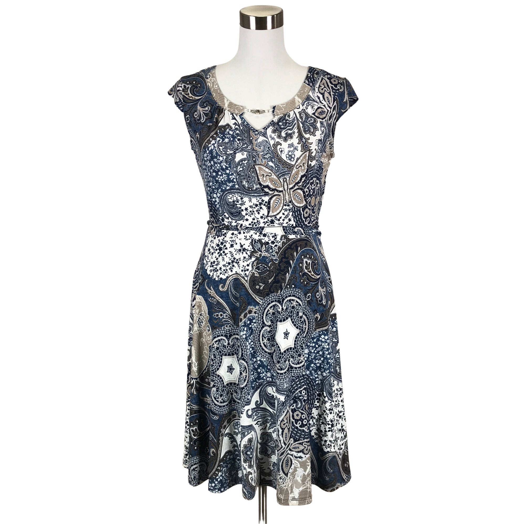 Women's Armand Thiery Tricot dress, size 38 (Blue) | Emmy