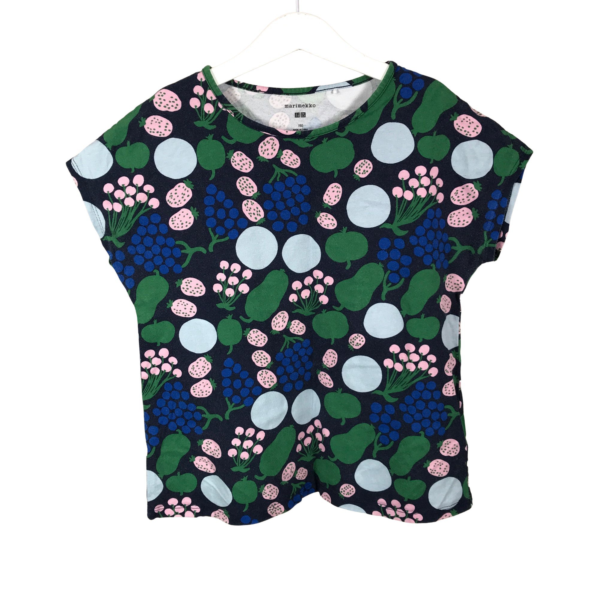 Unisex Marimekko T-paita, koko 146 - 152 (Sininen) | Emmy