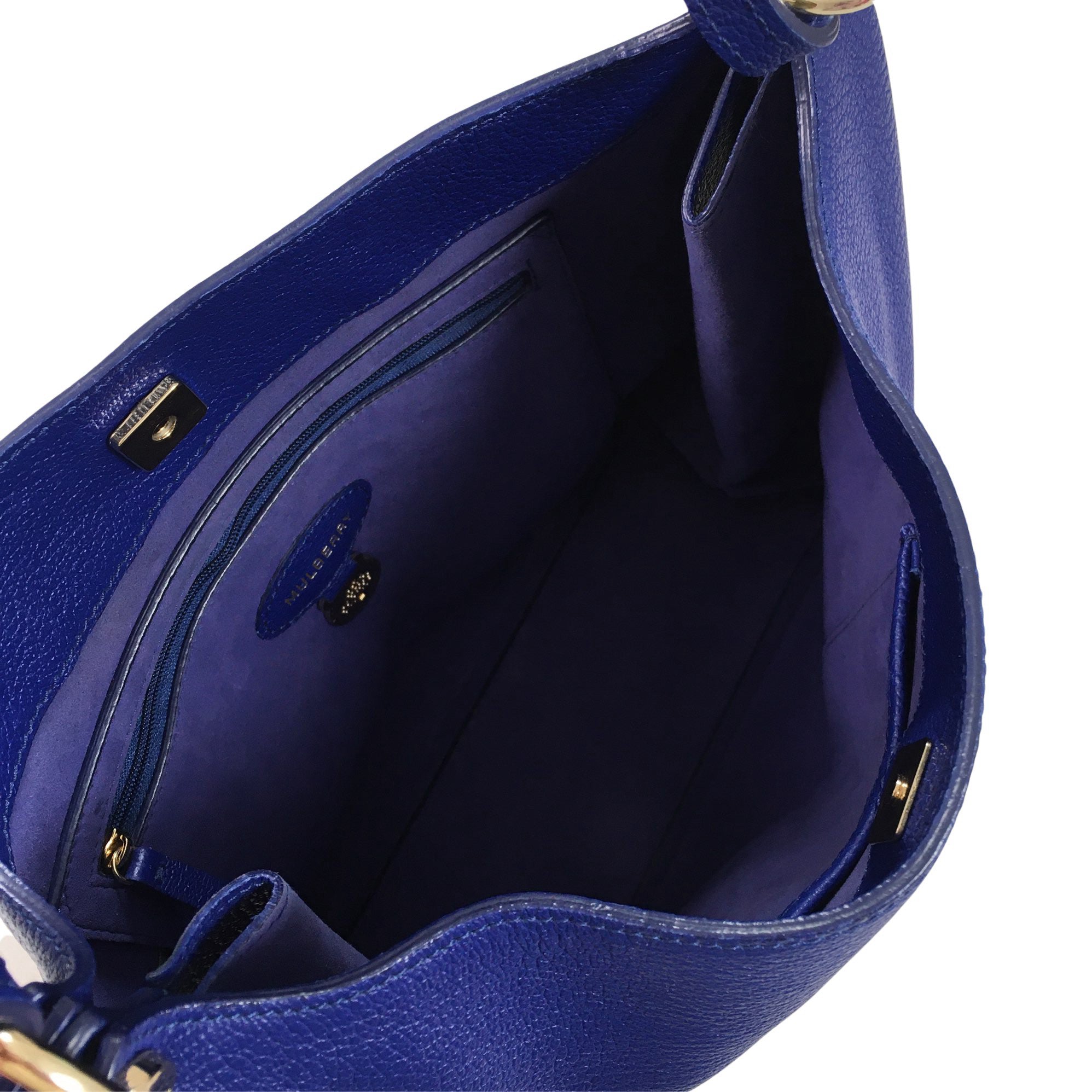 Women's Mulberry Handbag, size Midi (Blue) | Emmy