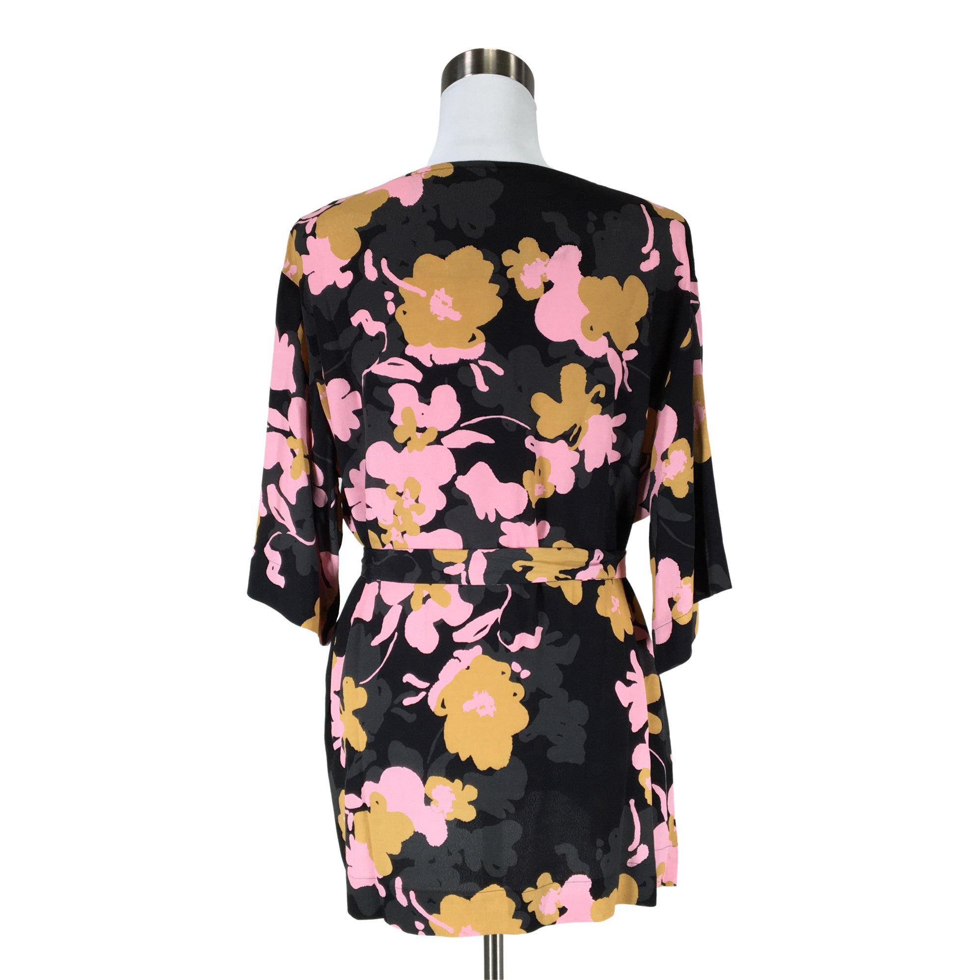 Women's Marimekko Schiffon tunic, size 40 (Black) | Emmy