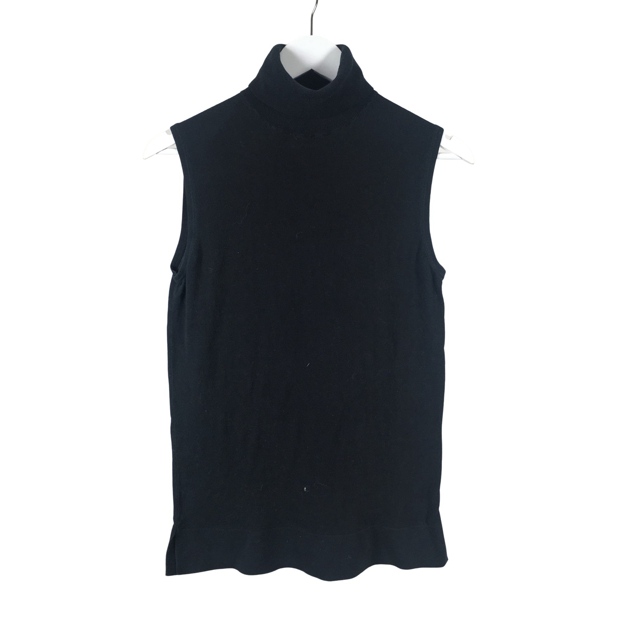 Women's Massimo Dutti Knit vest, size 40 (Black) | Emmy