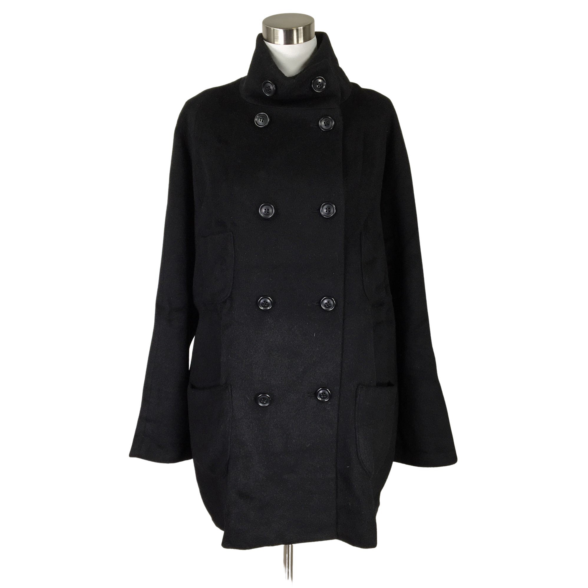 Women's Marimekko Wool coat, size 40 (Black) | Emmy