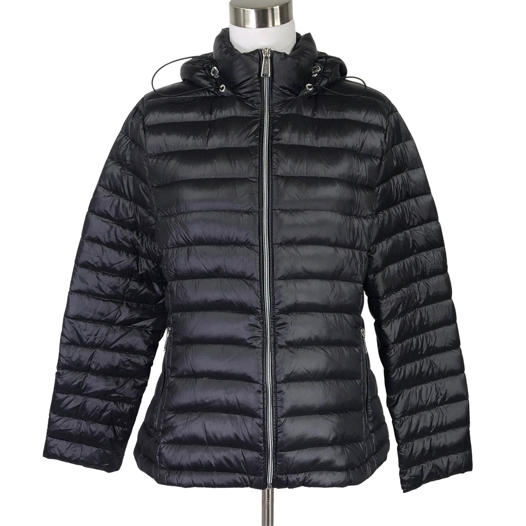 Women's Calvin Klein Light down jacket, size 40 (Black) | Emmy