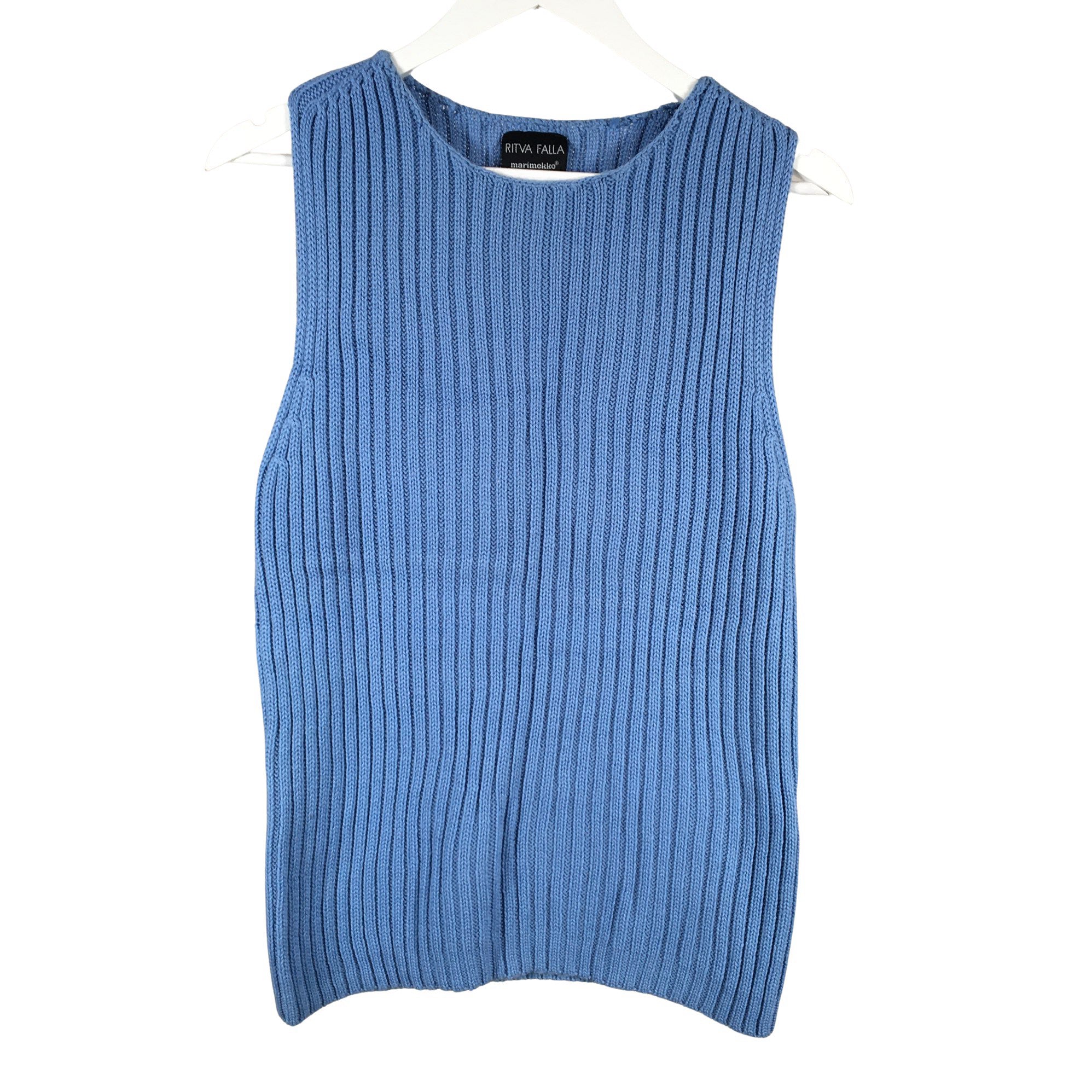 Women's Ritva Falla Knit vest, size 38 (Light blue) | Emmy