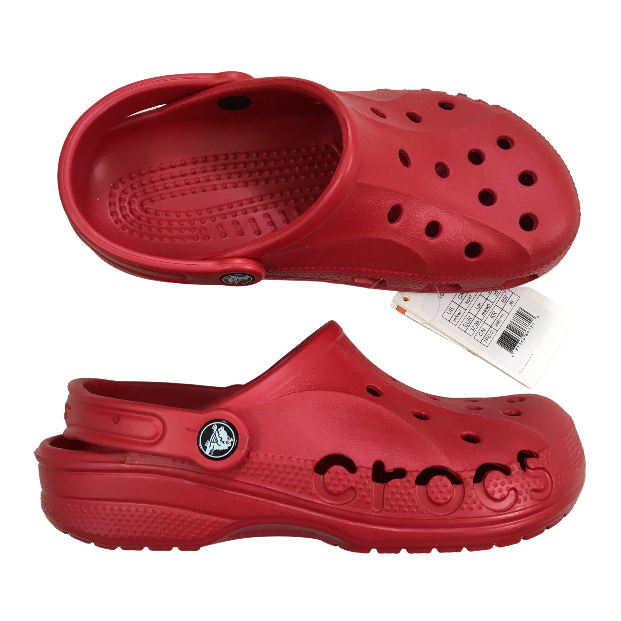 Women's Crocs Slip-on shoes, size 38 (Red) | Emmy