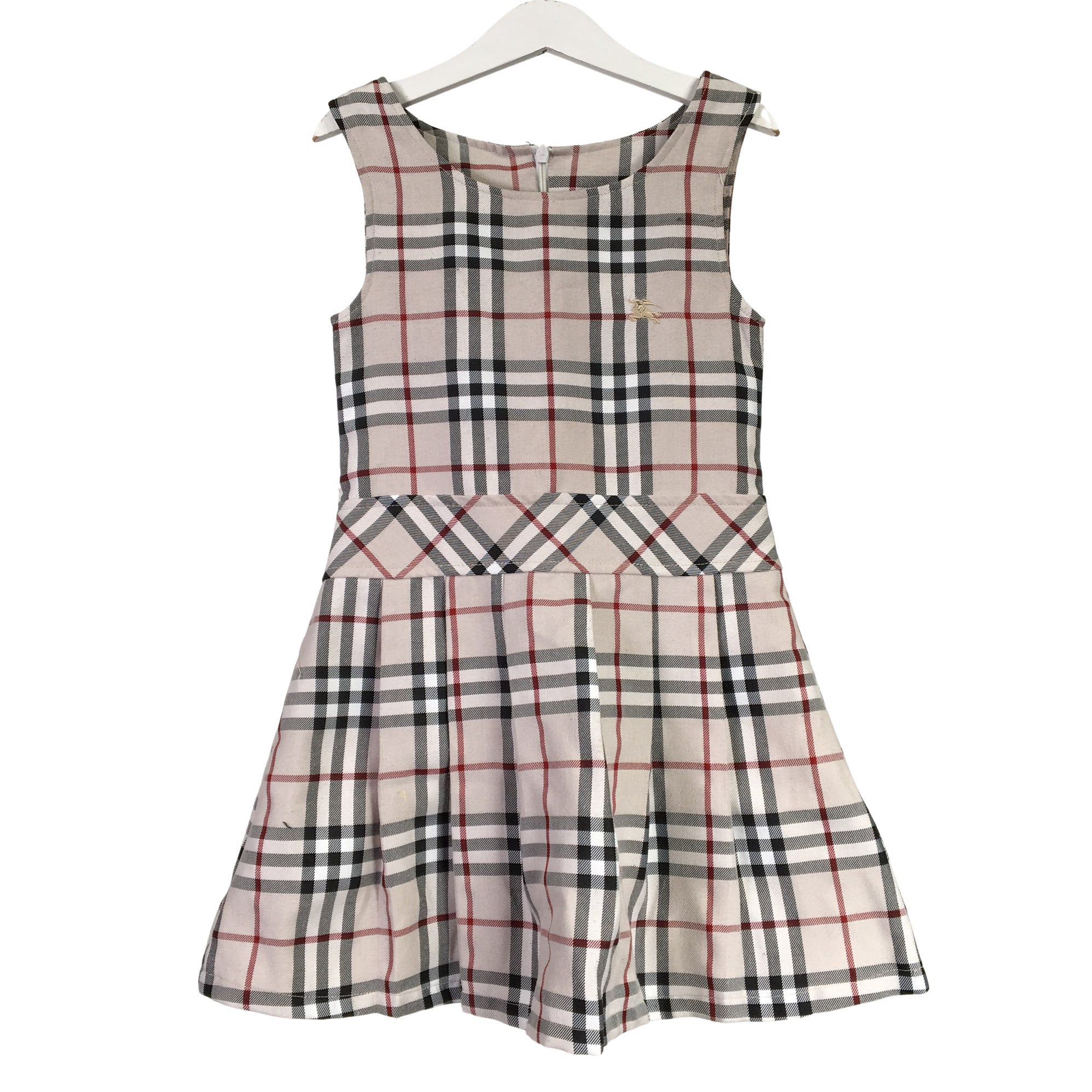 Girls' Burberry Dress, size 104 - 110 (Beige) | Emmy